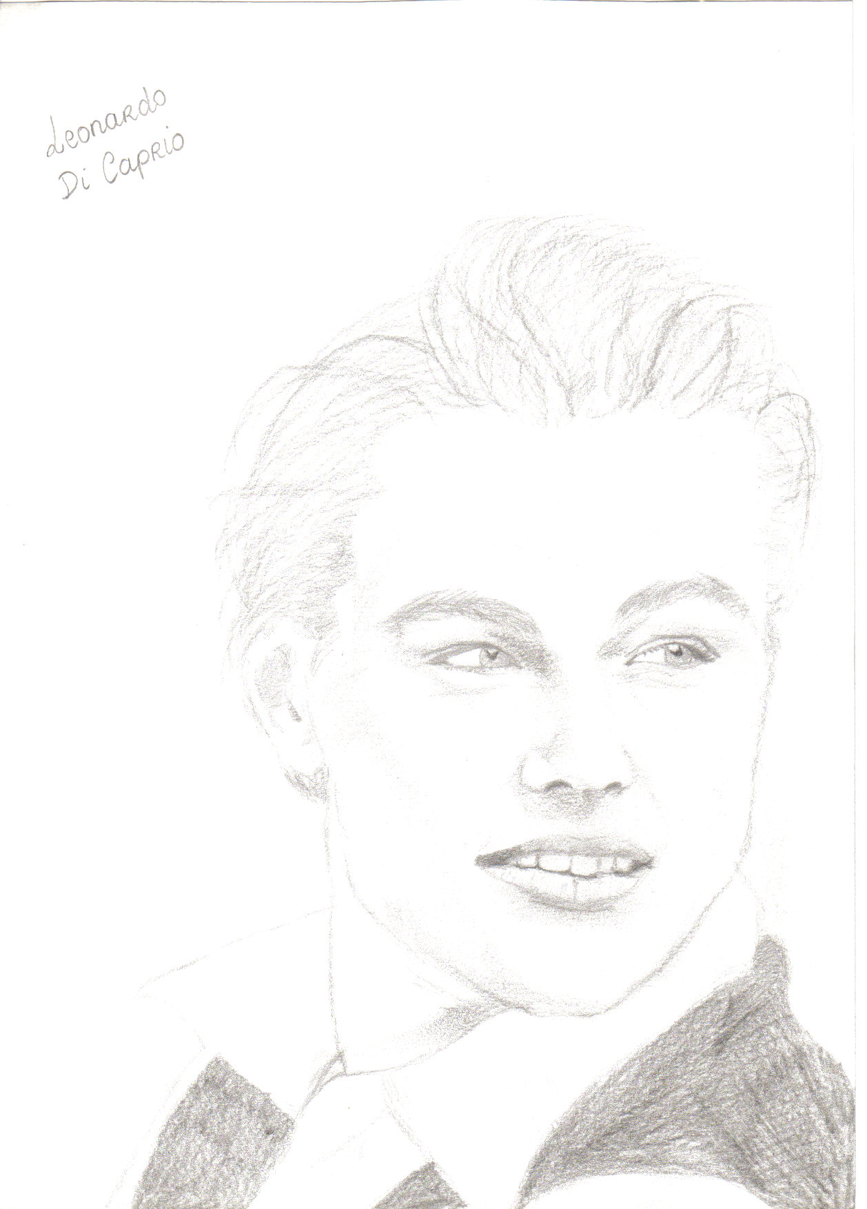 Wallpapers Art - Pencil Portraits Lonardo DiCaprio