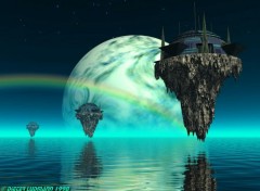 Wallpapers Fantasy and Science Fiction Flying Castles