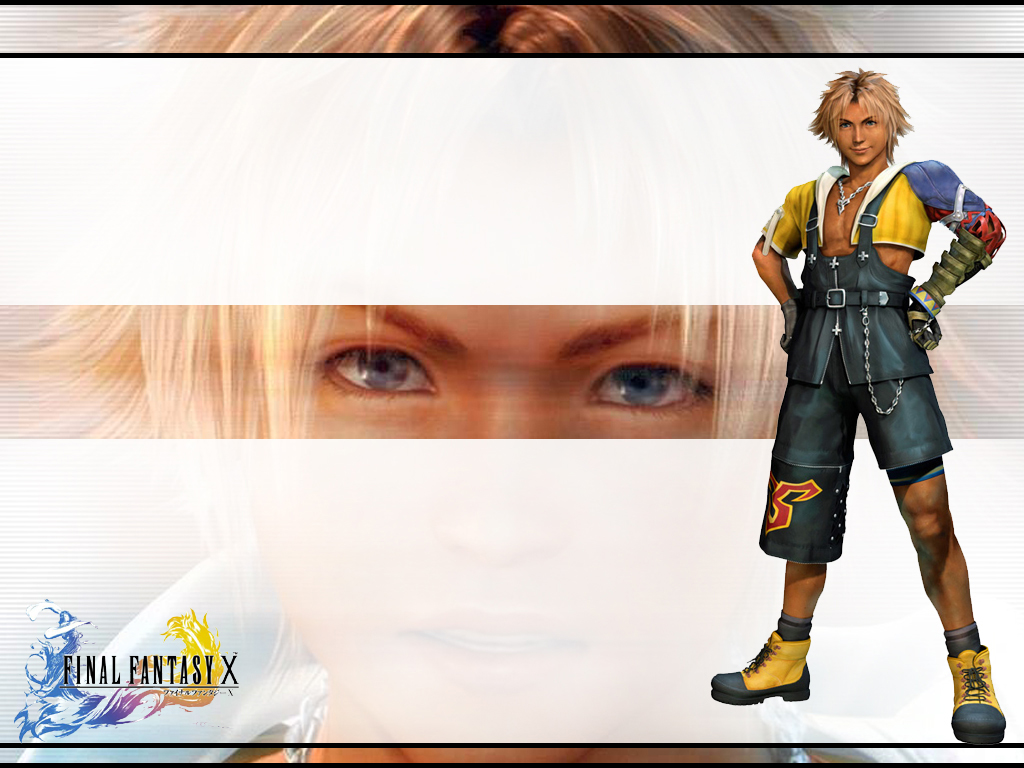 Fonds d'cran Jeux Vido Final Fantasy X New design Tidus from Zanarkand Abes Blitzball team