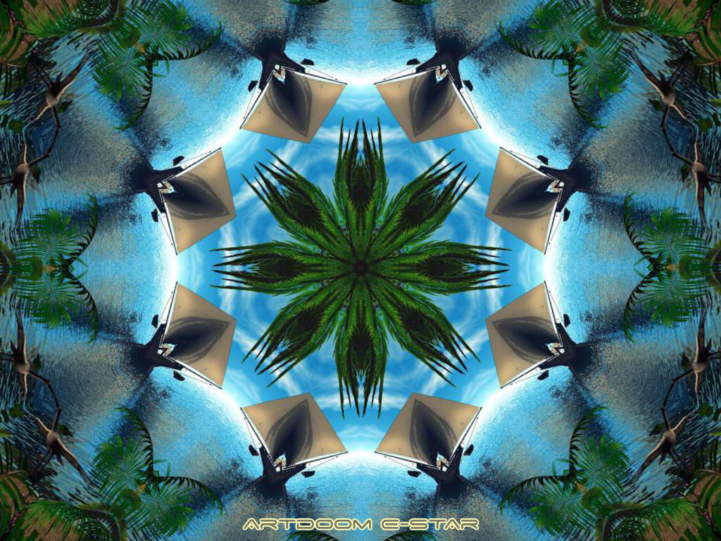 Wallpapers Digital Art Fractals, Kaleidoscope Vision