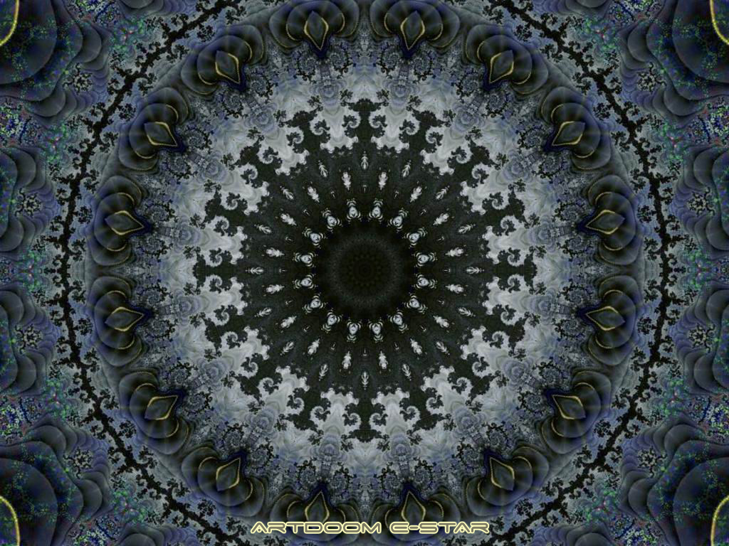 Wallpapers Digital Art Fractals, Kaleidoscope Lezard