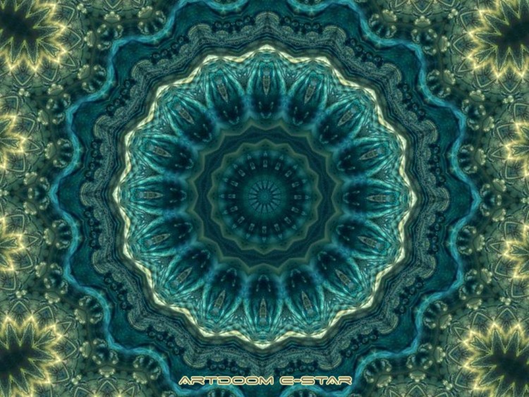 Wallpapers Digital Art Fractals, Kaleidoscope Abysse