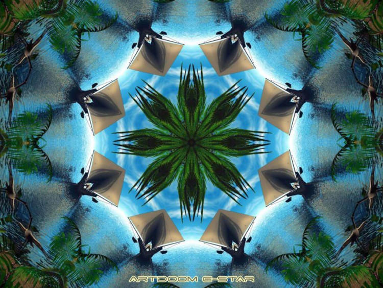 Wallpapers Digital Art Fractals, Kaleidoscope Vision