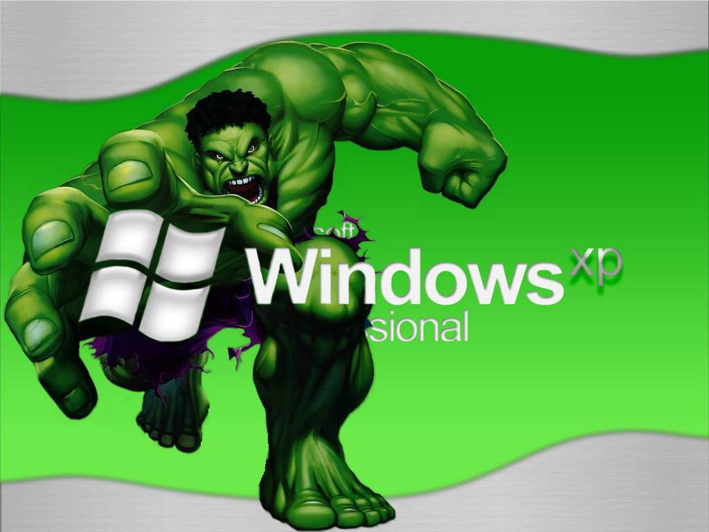 Fonds d'cran Informatique Windows XP Windows Hulk.jpg