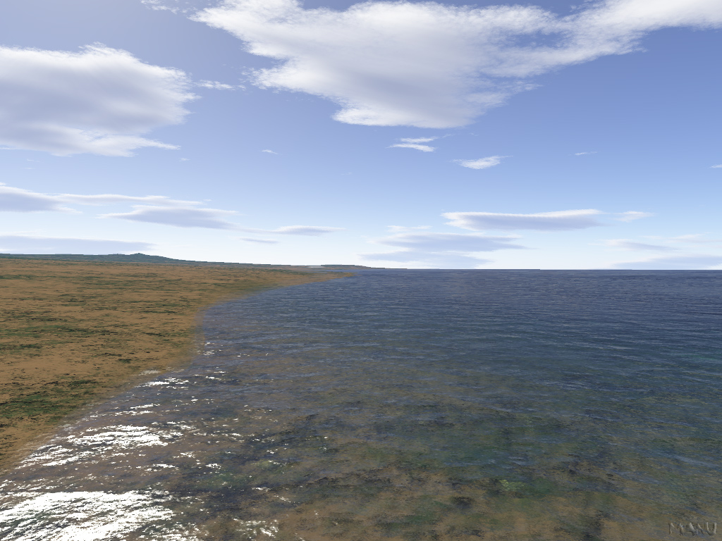 Fonds d'cran Art - Numrique 3D - Terragen La plage...