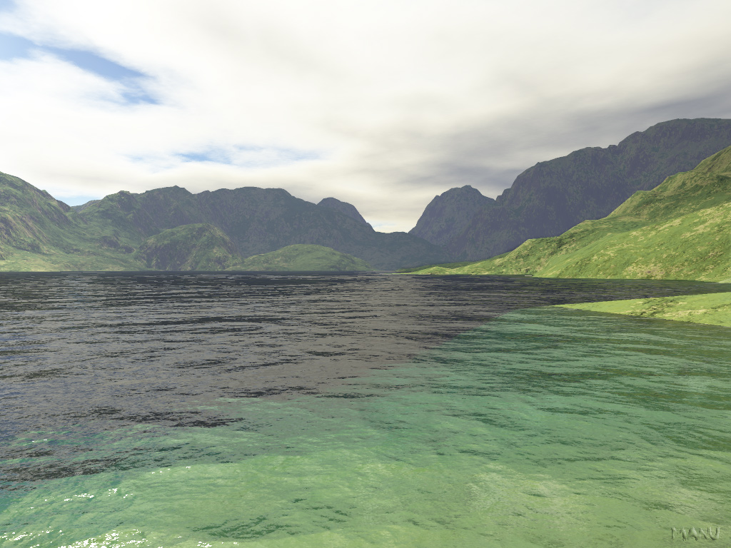 Wallpapers Digital Art 3D - Terragen Le plateau de corail