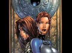 Fonds d'cran Erotic Art  Witchblade Tomb Rider