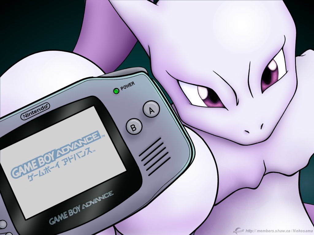 Fonds d'cran Jeux Vido Pokemon Mewtwo GBA