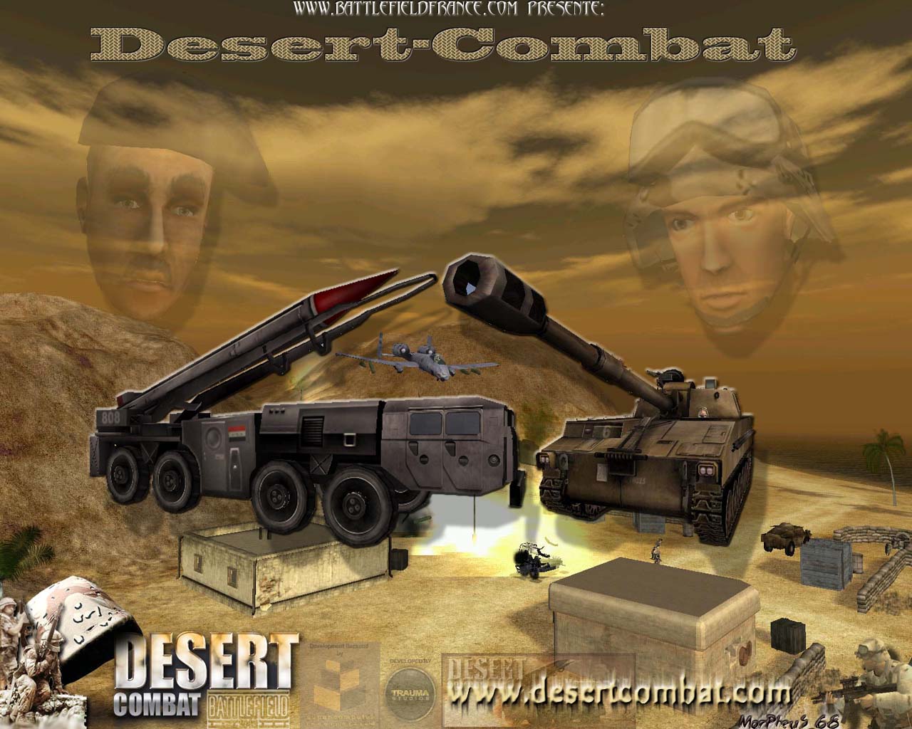 Fonds d'cran Jeux Vido Battlefield 1942 Desert Combat-Mod#1: Battlefield 1942.