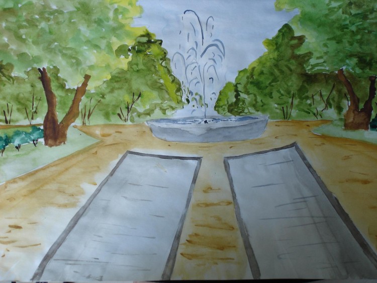 Fonds d'cran Art - Peinture Jardins Jardin  la Franaise