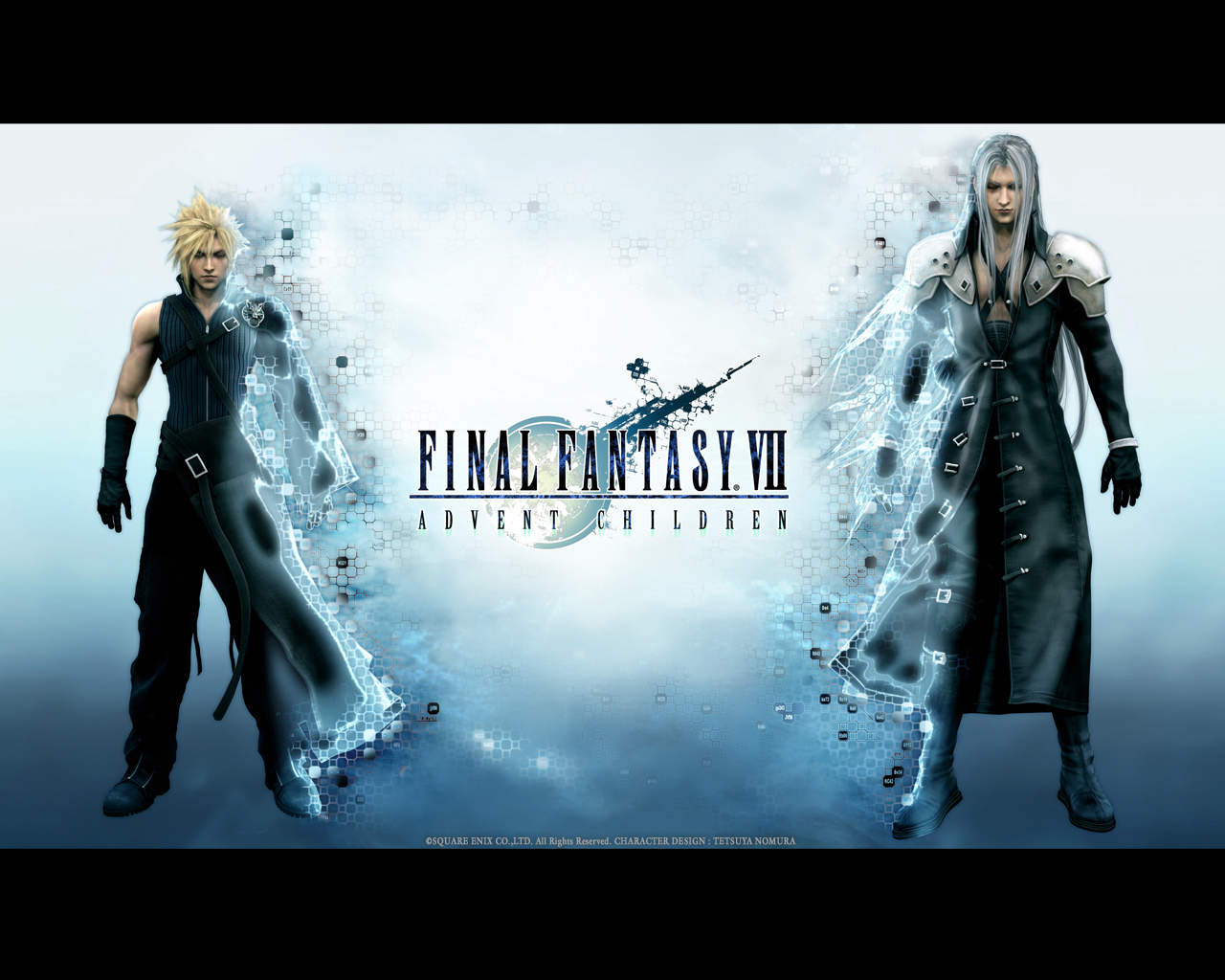 Fonds d'cran Jeux Vido Final Fantasy Advent Children Cloud VS. Sephiroth