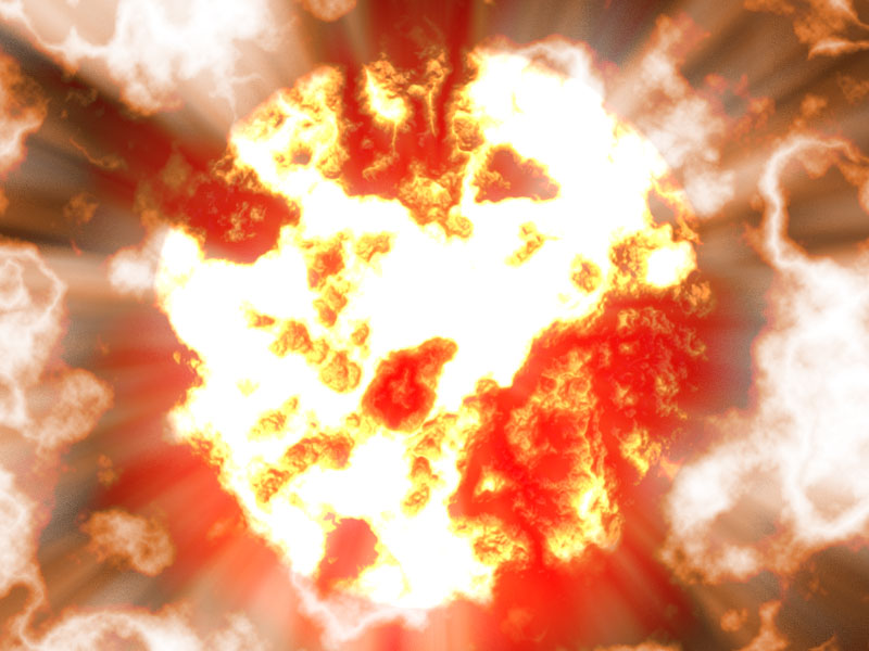 Wallpapers Digital Art Hell explosion