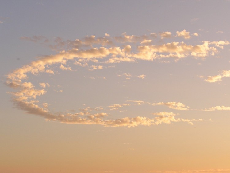 Wallpapers Nature Skies - Clouds lumires du soir sur les nuages