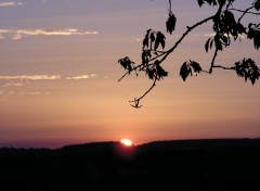 Fonds d'cran Nature coucher de soleil sur la sarthe