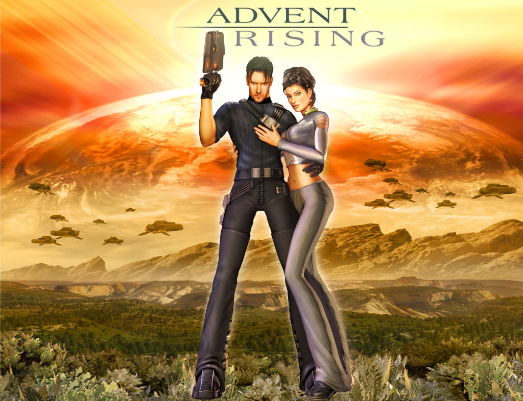 Fonds d'cran Jeux Vido Advent Rising Un Hros des Temps Futurs