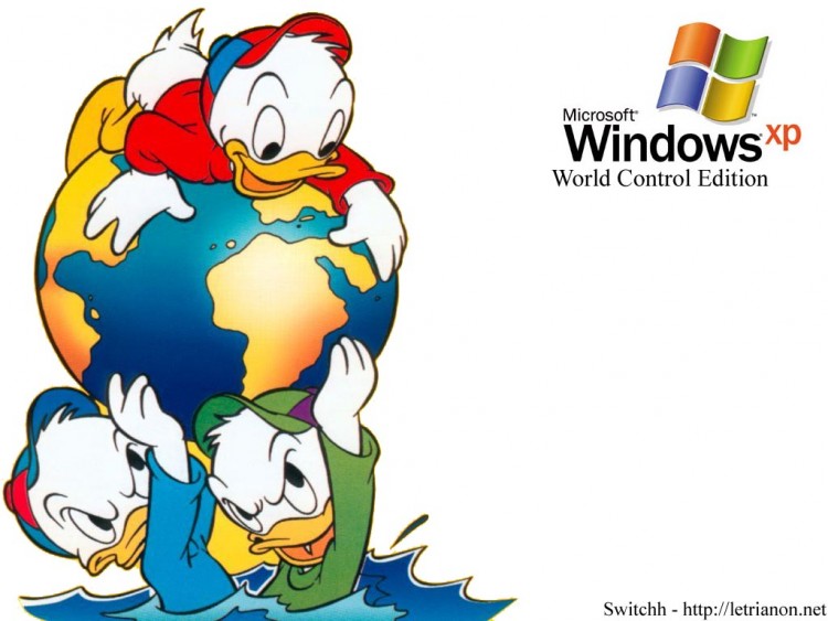 Fonds d'cran Informatique Windows XP Xp World Control Edition