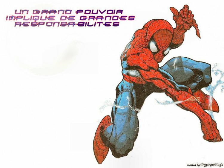 Fonds d'cran Comics et BDs Spider Man Responsabilits