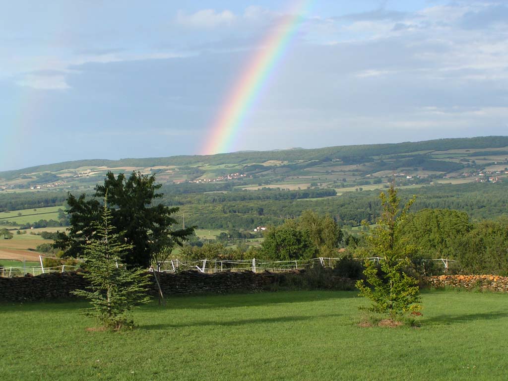 Wallpapers Nature Rainbows Region de Cluny