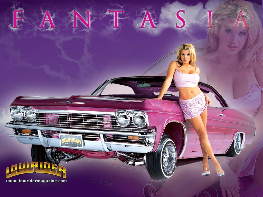 Fonds d'cran Voitures Filles et Voitures Lowrider