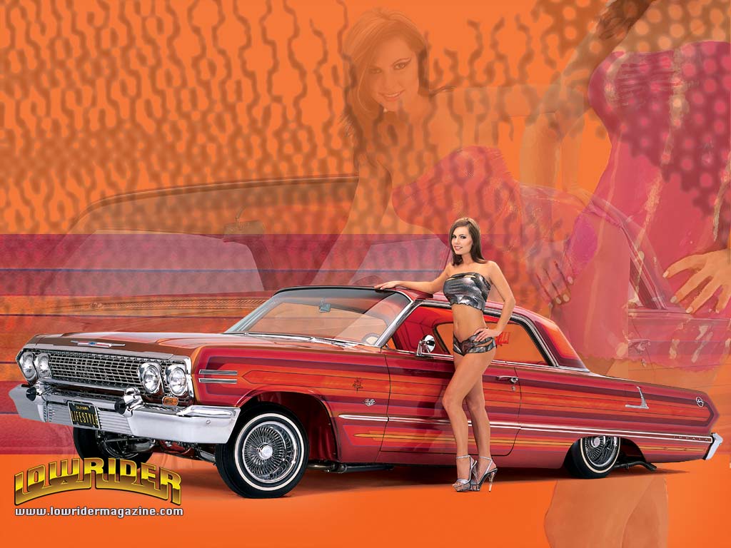 Wallpapers Cars Girls and cars Lowrider