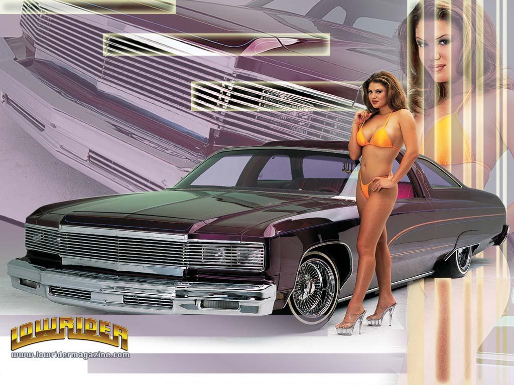 Fonds d'cran Voitures Filles et Voitures Lowrider