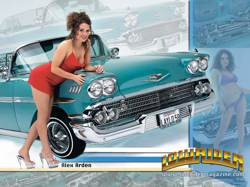 Wallpapers Cars Girls and cars Lowrider