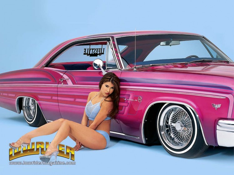 Wallpapers Cars Girls and cars Lowriser