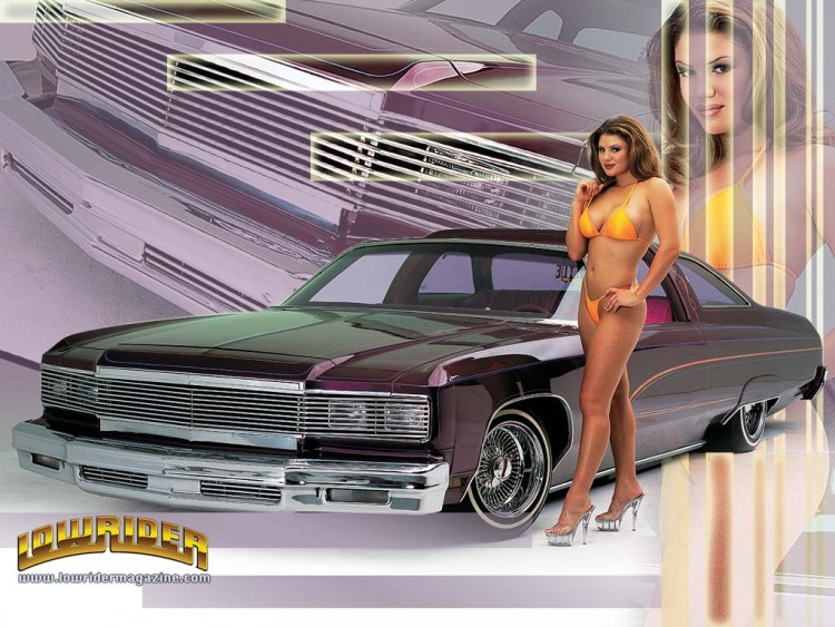 Fonds d'cran Voitures Filles et Voitures Lowrider