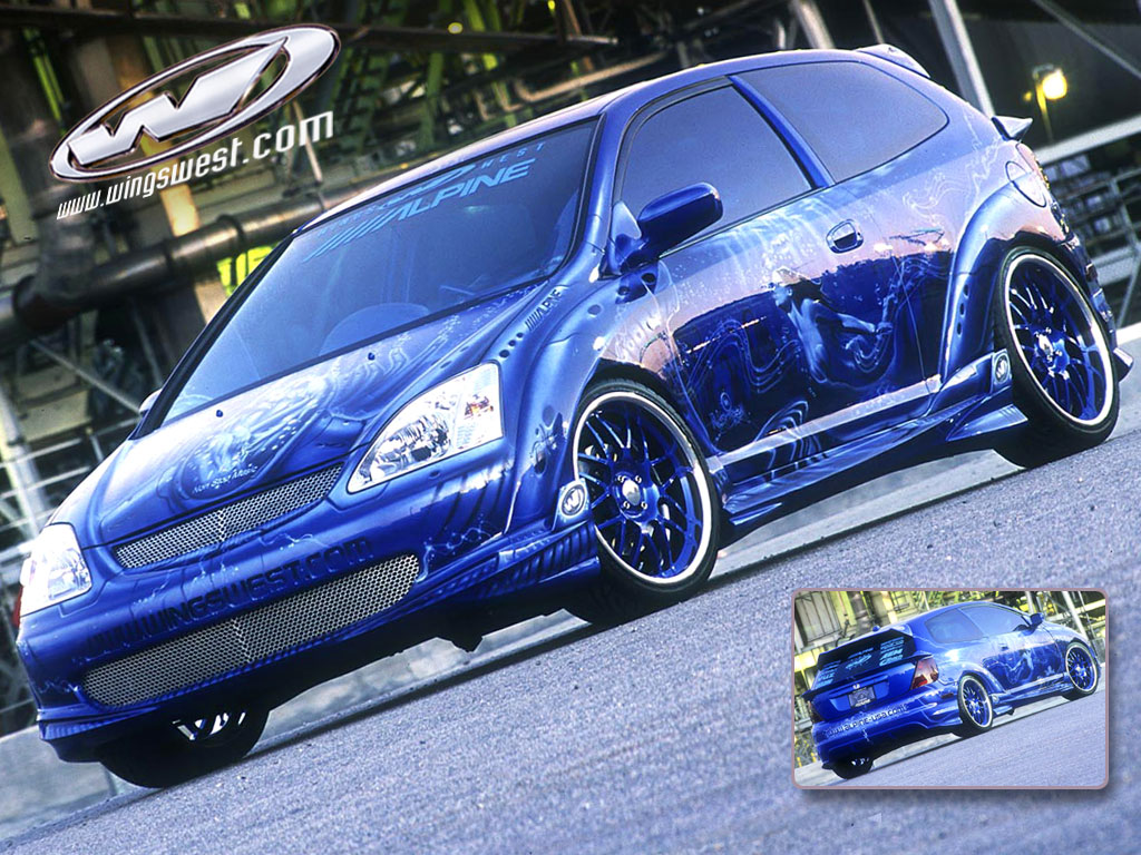 Wallpapers Cars Tuning civic new generation