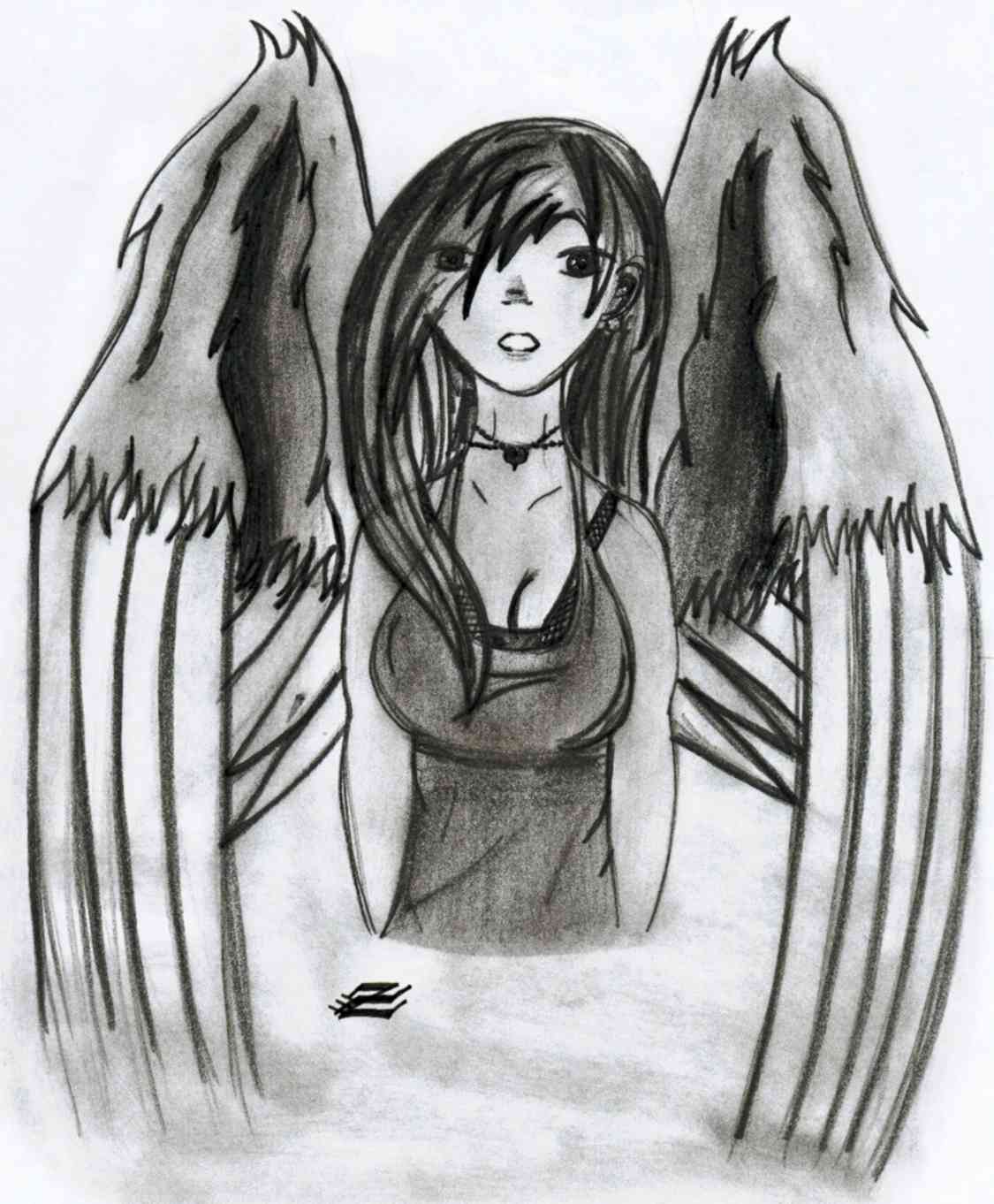 Fonds d'cran Art - Crayon Fantasy - Anges Mon ange.