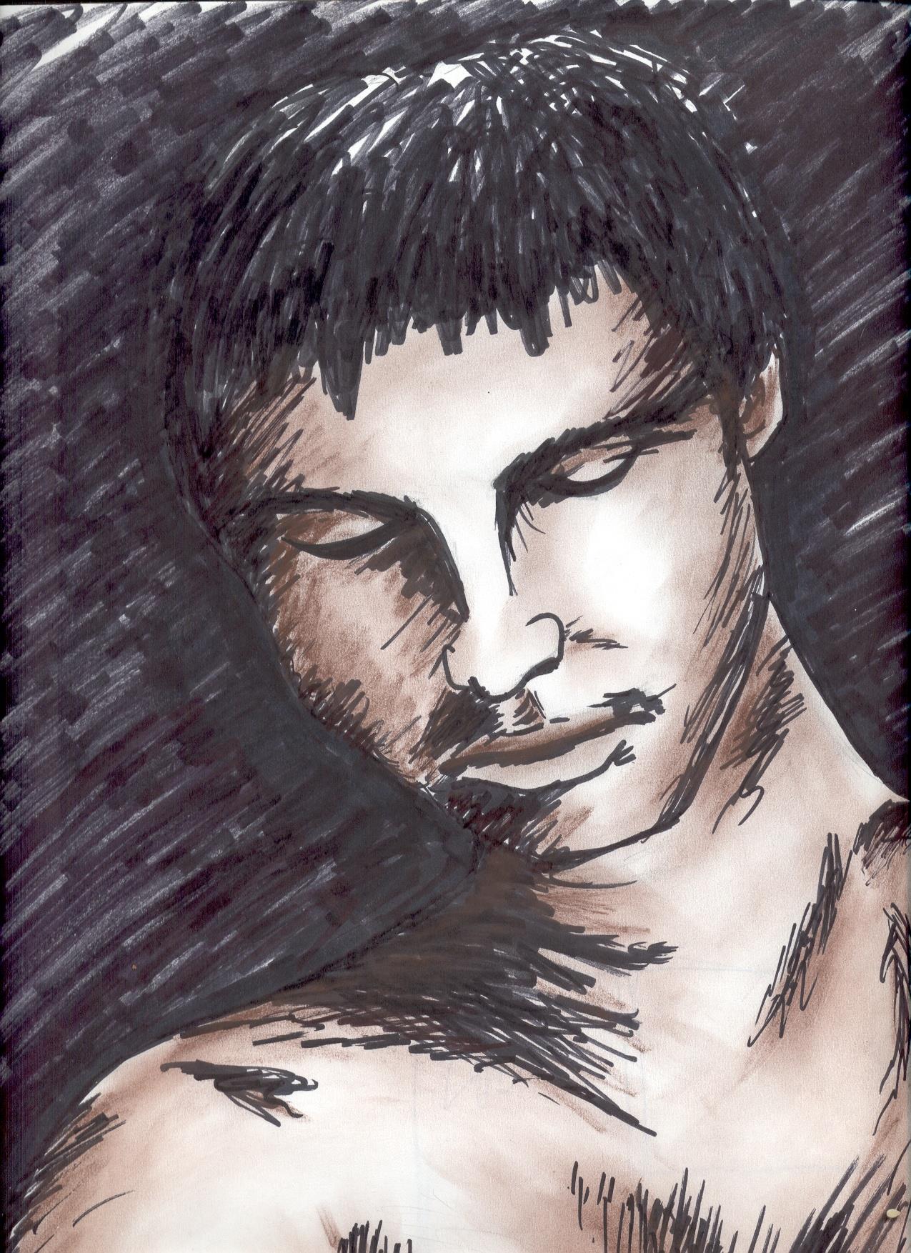 Fonds d'cran Art - Crayon Portraits homme