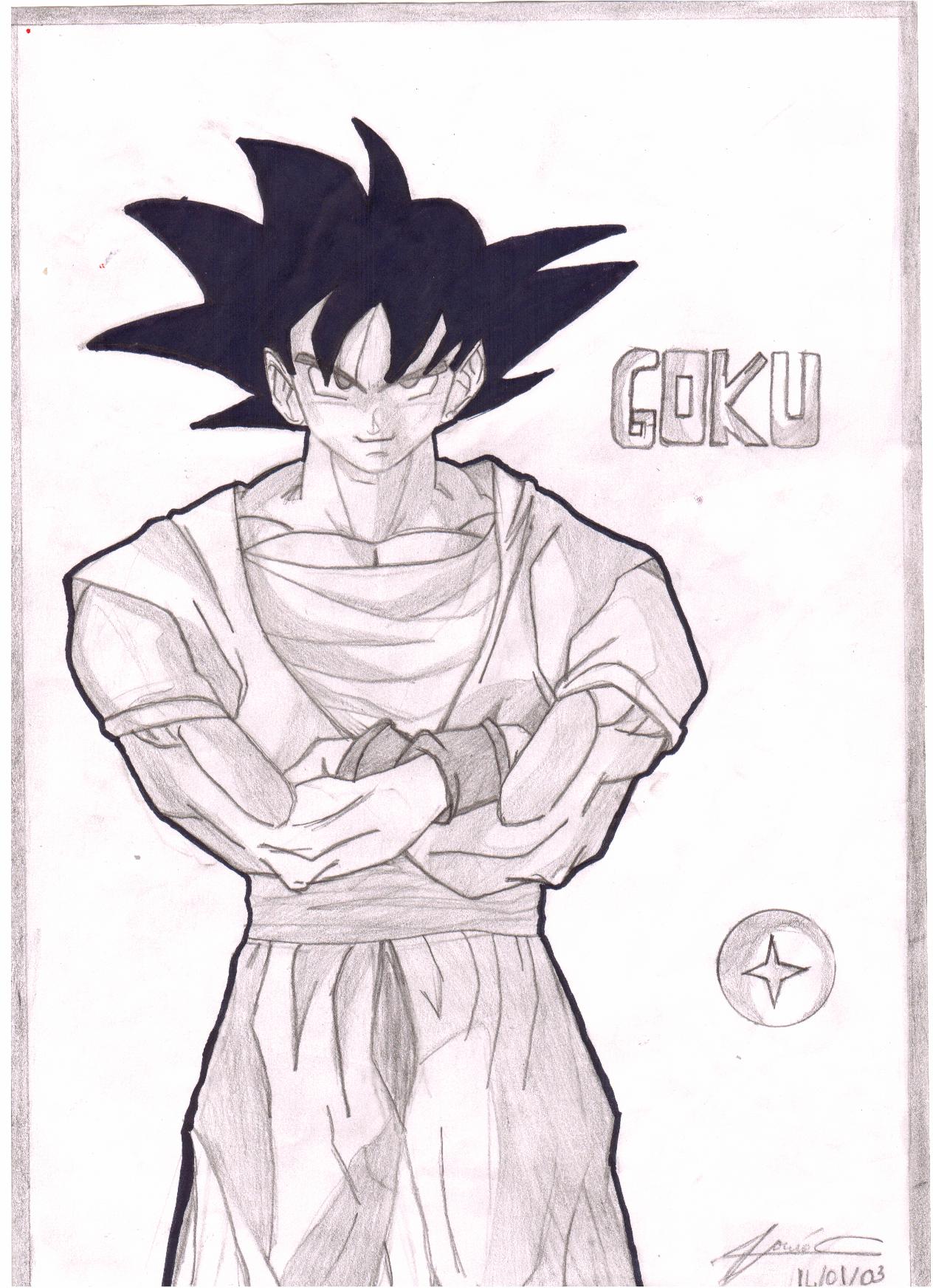 Fonds d'cran Art - Crayon Manga - Dragon Ball Z sangoku