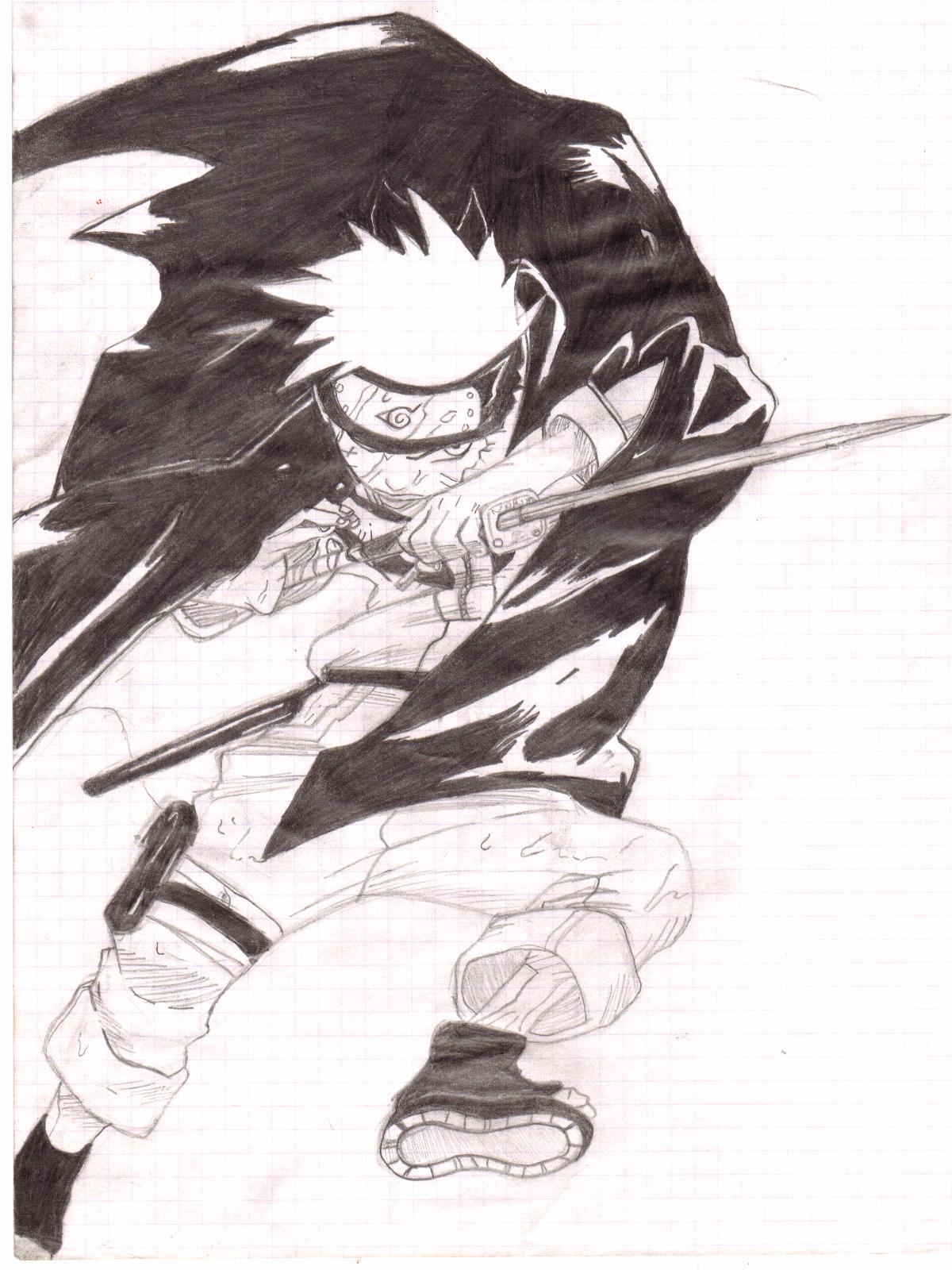 Wallpapers Art - Pencil Manga - Naruto naruto avk sabre