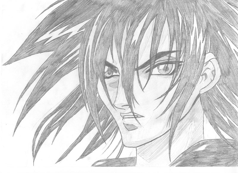 Wallpapers Art - Pencil Manga - Characters Kamikaze