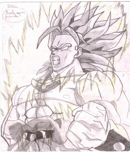 Wallpapers Art - Pencil Manga - Dragon Ball Z broly