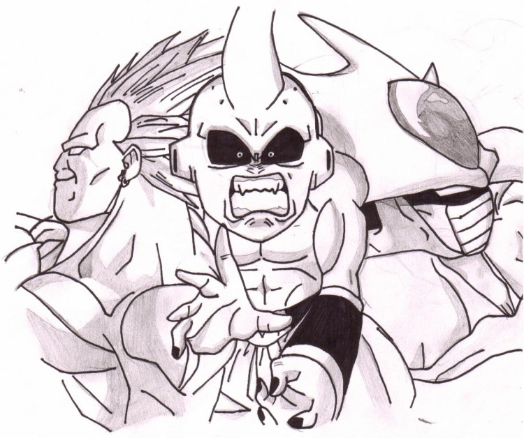 Fonds d'cran Art - Crayon Manga - Dragon Ball Z dbz