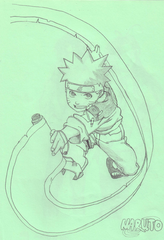 Wallpapers Art - Pencil Manga - Naruto Naruto