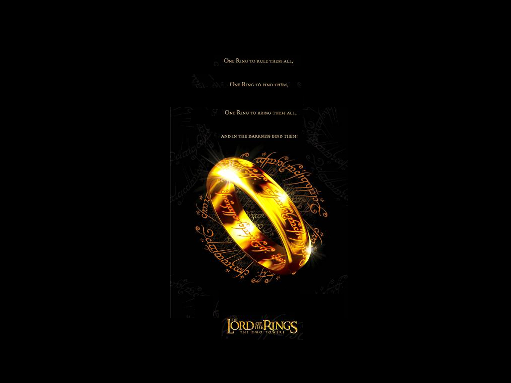 Wallpapers Movies The Lord of the Rings: The Fellowship of the Ring The One Ring