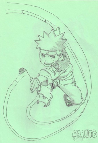 Wallpapers Art - Pencil Manga - Naruto Naruto