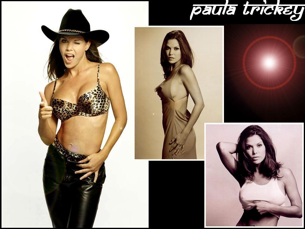 Fonds d'cran Clbrits Femme Paula Trickey Paula Tricket en cowgirl