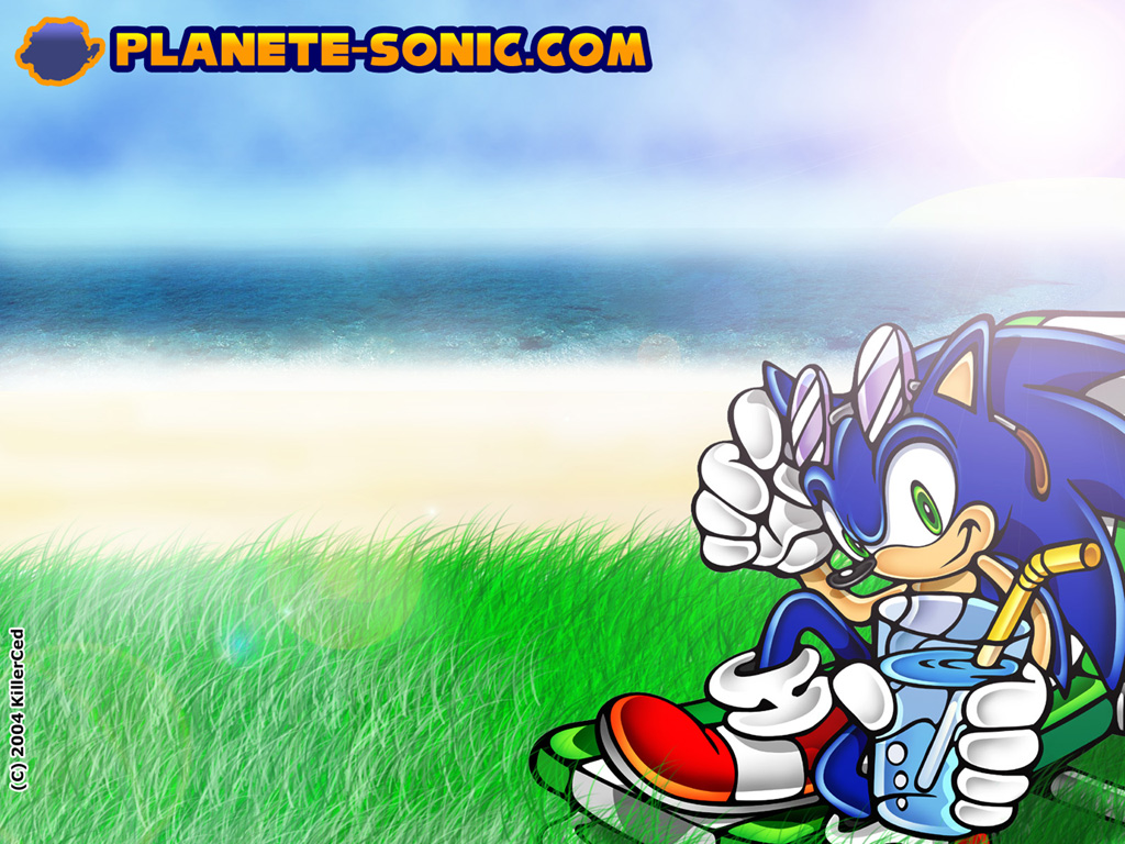 Wallpapers Video Games Sonic Sonic  la plage