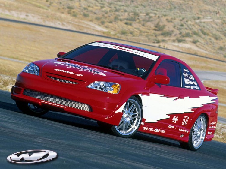 Wallpapers Cars Tuning civic wings west 2