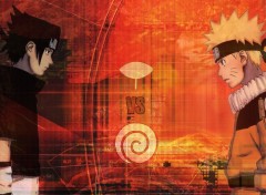 Fonds d'cran Manga Uchiha vs Uzumaki