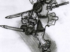 Fonds d'cran Art - Crayon Sword of mana