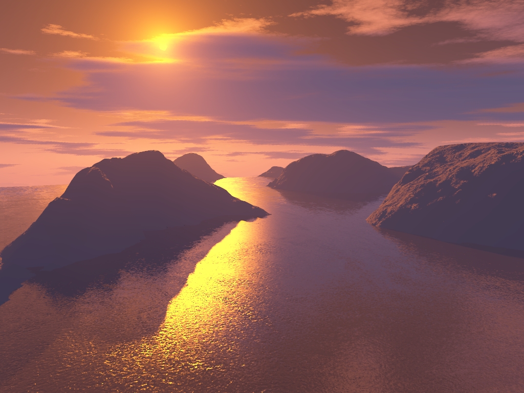 Wallpapers Digital Art 3D - Terragen My World