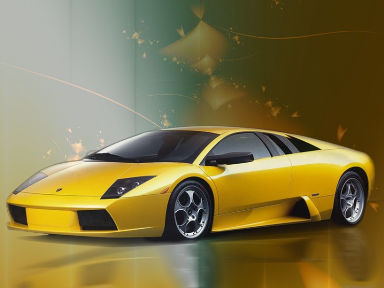 Fonds d'cran Voitures Lamborghini yellow