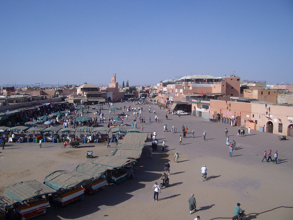 Fonds d'cran Voyages : Afrique Maroc Place Marrackech