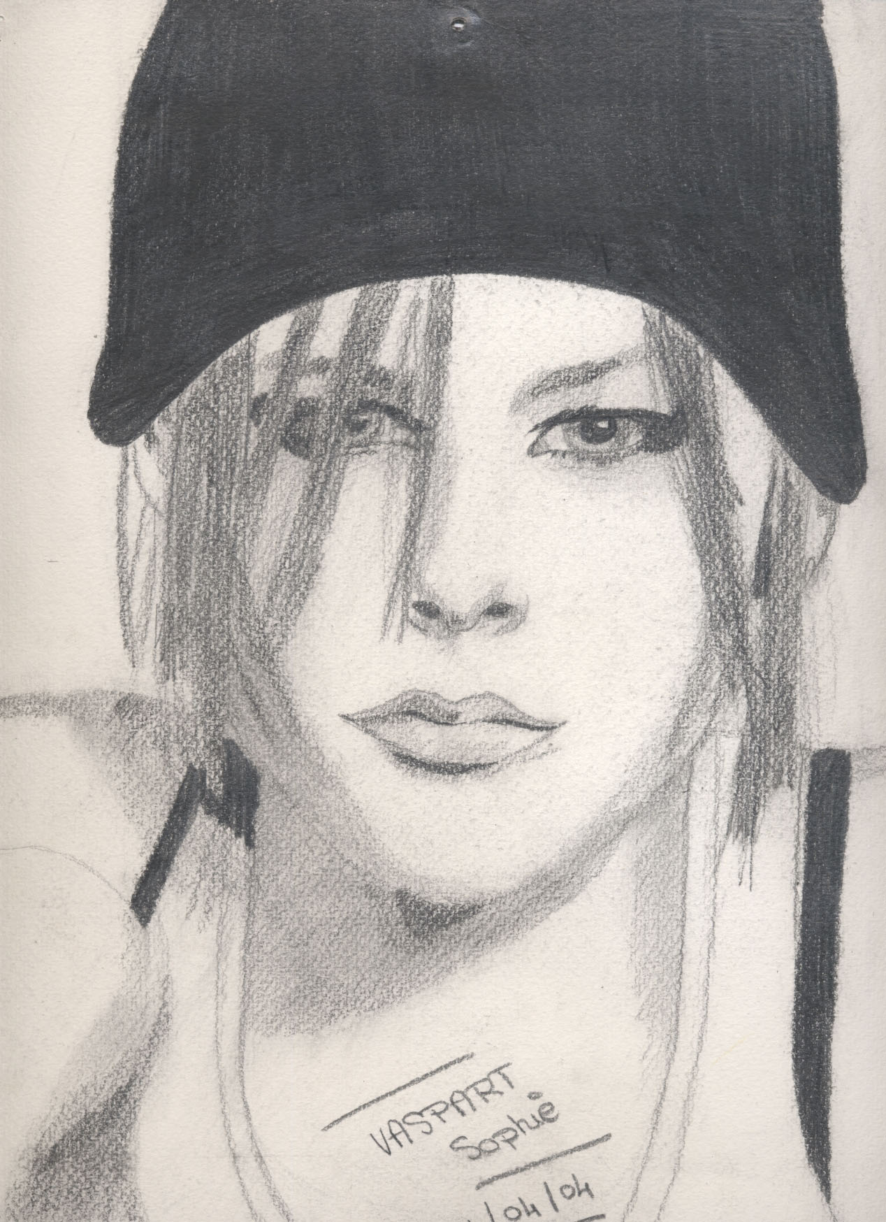 Wallpapers Art - Pencil Portraits Avril Lavigne