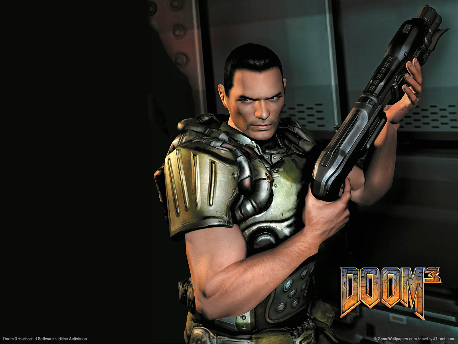 Wallpapers Video Games Doom 3 L'Ombre et le Fusil