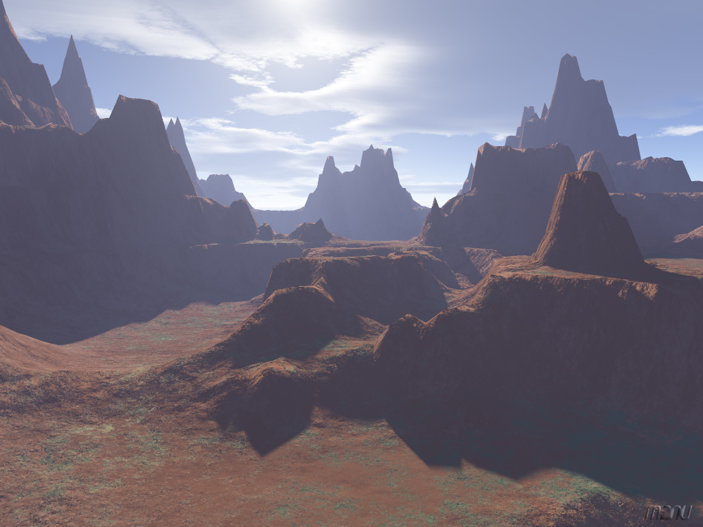 Wallpapers Digital Art 3D - Terragen A canyon